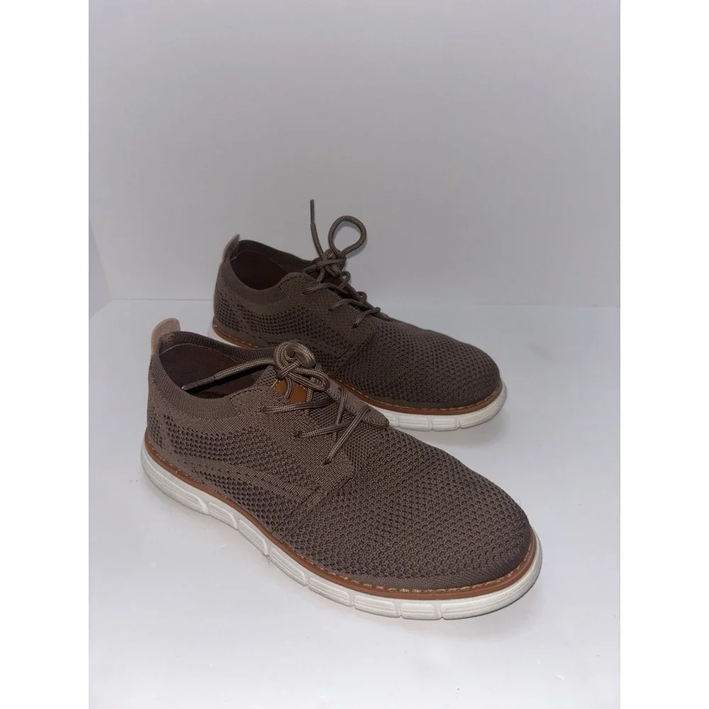 Bruno Marc Boys Lightweight Mesh Sneakers Lace Up Shoes Oxford Brown Size 5 US